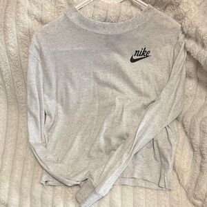 Nike Heather Gray Crewneck Sweatshirt